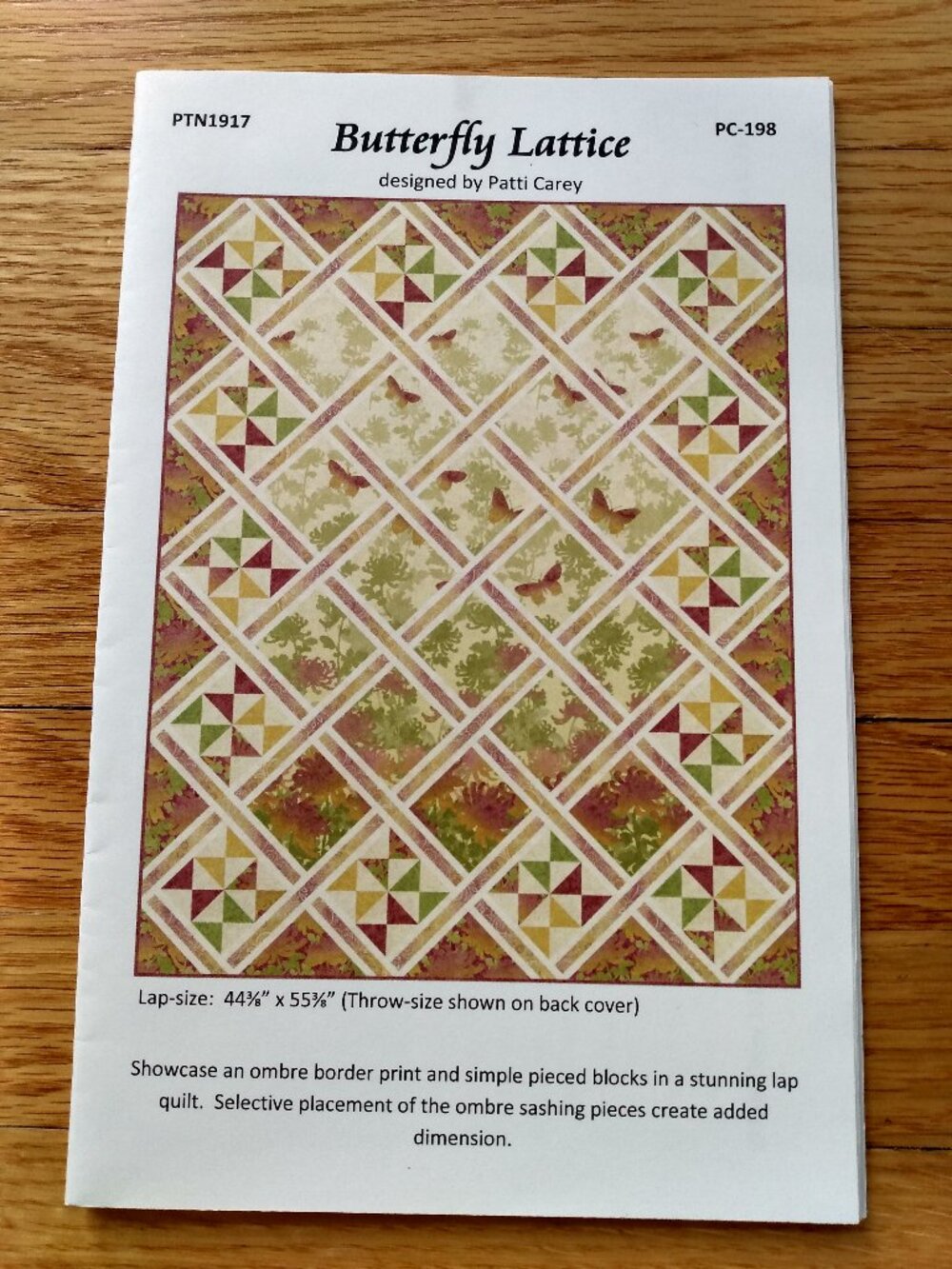 Butterfly Lattice Quilting Sewing Pattern Lap Throw Quilts